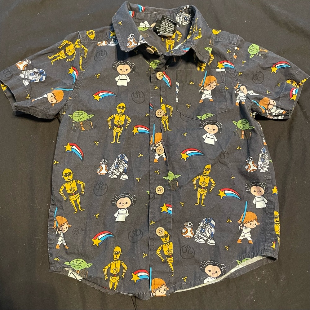 Star Wars Button Down